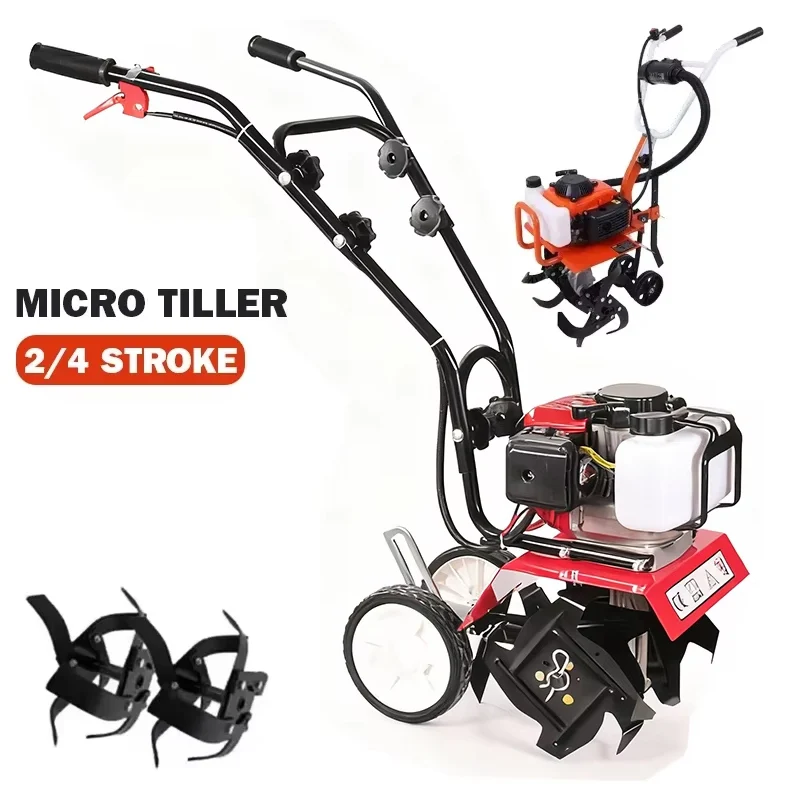 Farming Equipment For Agriculture - Benzinli Mini Kültivatör Elektrikli Yürüyüş Tipi