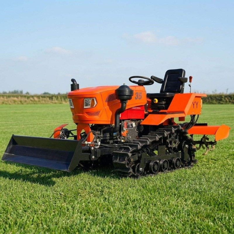 Farming Equipment For Agriculture - Paletli 4x4 Döner Çapa Makinesi 35HP