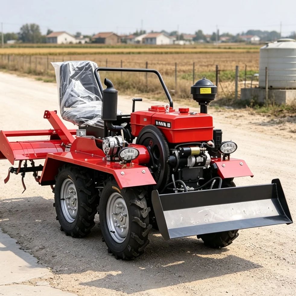 Farming Equipment For Agriculture - Özelleştirilmiş 4 Tekerlekli 4WD Döner Çapalama